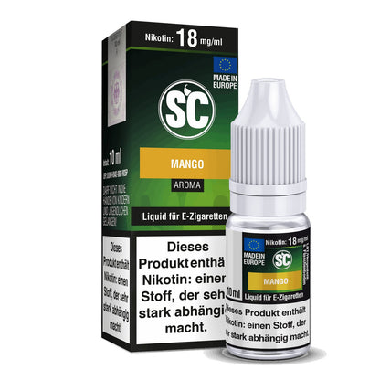 SC - Tropic Mango - 10ml Fertigliquid (Nikotinfrei/Nikotin) - 1er Packung 12 mg/ml - Vapes4you