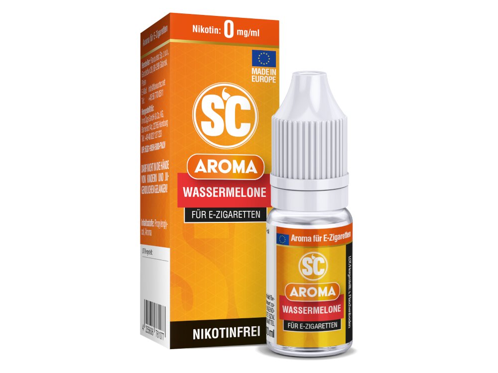 SC - Wassermelone - Shortfill Aroma 10ml (10ml Flasche) - Wassermelone 1er Packung - Vapes4you