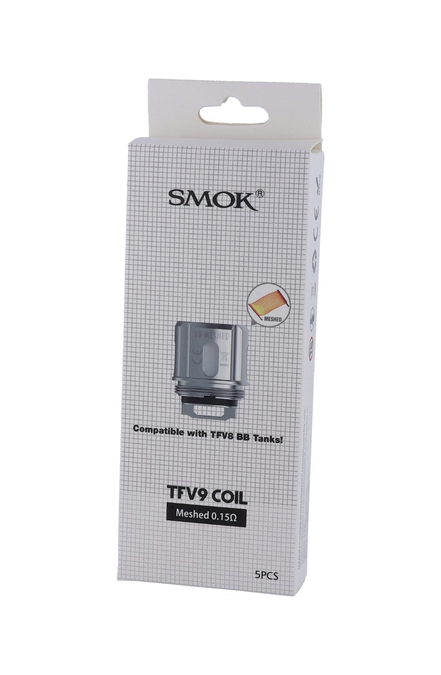 Smok - TFV9 - Mesh Heads 0,15 Ohm (5 Stück pro Packung) - 1er Packung 0,15 Ohm - Vapes4you