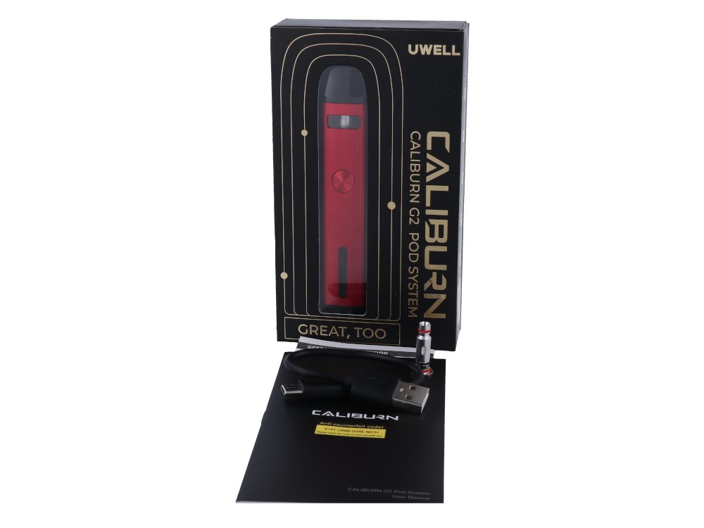 Uwell - Caliburn G2 - E-Zigaretten Set - Carbon Black 1er Packung - Vapes4you