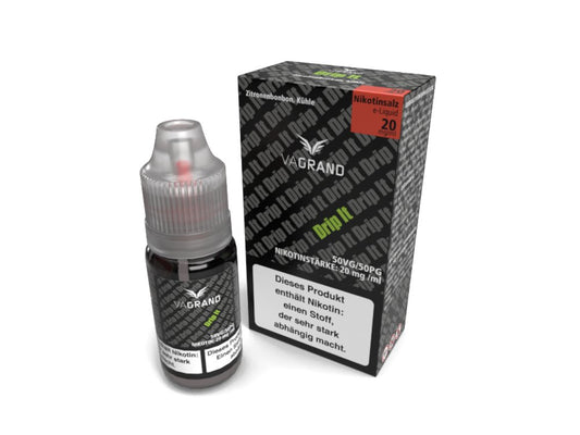Vagrand - Drip It - 10ml Fertigliquid (Nikotinsalz) - 1er Packung 20 mg/ml - Vapes4you
