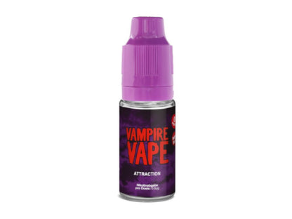 Vampire Vape - Attraction - 10ml Fertigliquid (Nikotinfrei/Nikotin) - 1er Packung 0 mg/ml - Vapes4you