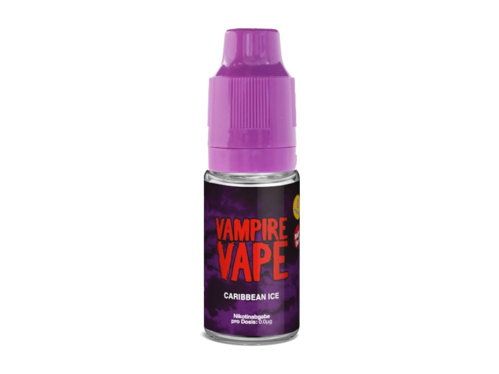 Vampire Vape - Caribbean Ice - 10ml Fertigliquid (Nikotinfrei/Nikotin) - 1er Packung 12 mg/ml - Vapes4you