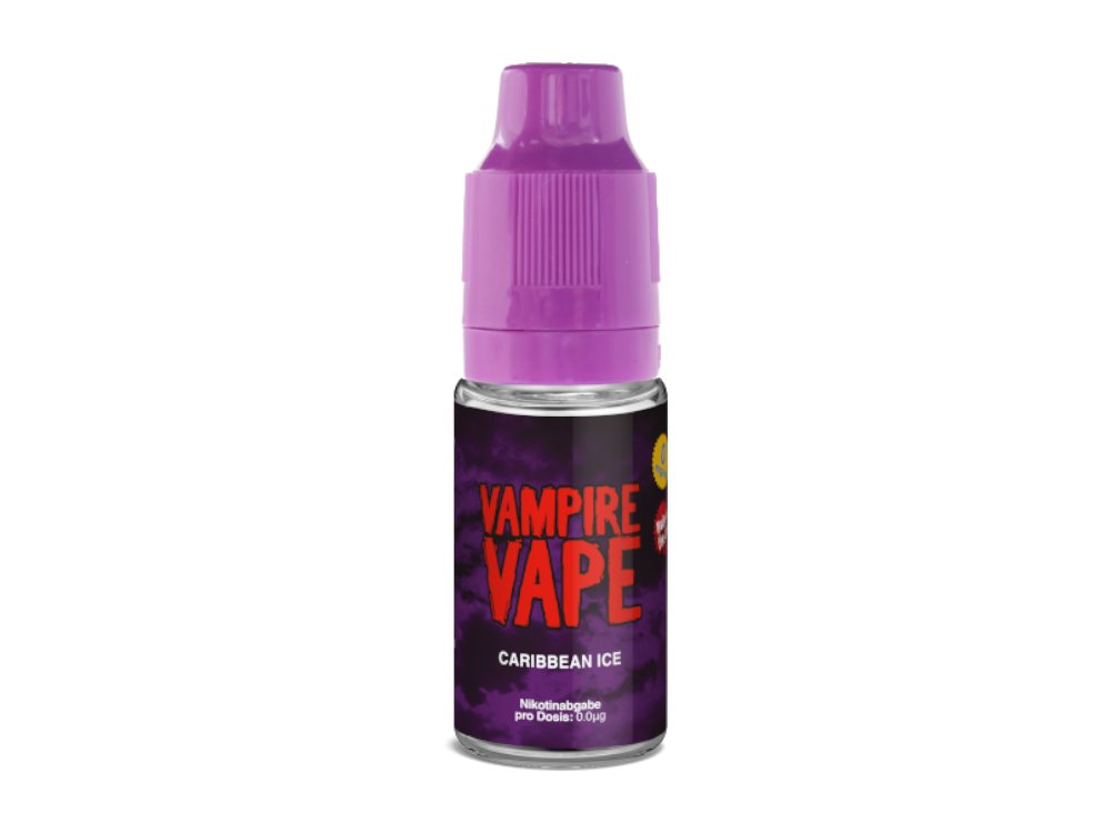 Vampire Vape - Caribbean Ice - 10ml Fertigliquid (Nikotinfrei/Nikotin) - 1er Packung 3 mg/ml - Vapes4you