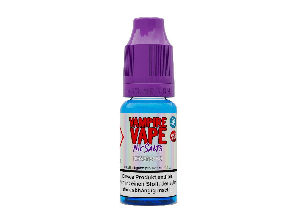 Vampire Vape - Heisenberg - 10ml Fertigliquid (Nikotinsalz) - 1er Packung 10 mg/ml - Vapes4you