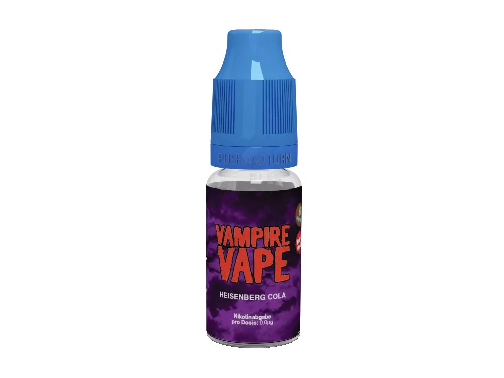 Vampire Vape - Heisenberg Cola - 10ml Fertigliquid (Nikotinfrei/Nikotin) - 1er Packung 3 mg/ml - Vapes4you