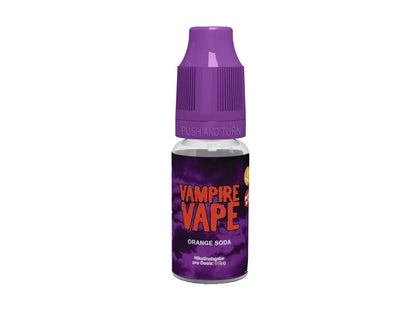 Vampire Vape - Orange Soda - 10ml Fertigliquid (Nikotinfrei/Nikotin) - 1er Packung 3 mg/ml - Vapes4you