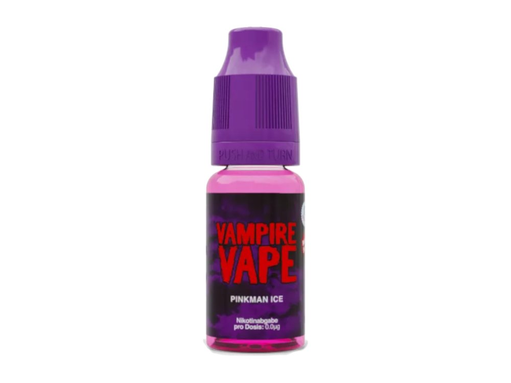 Vampire Vape - Pinkman Ice - 10ml Fertigliquid (Nikotinfrei/Nikotin) - 1er Packung 12 mg/ml - Vapes4you