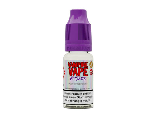 Vampire Vape - Sweet Tobacco - 10ml Fertigliquid (Nikotinsalz) - 1er Packung 20 mg/ml - Vapes4you