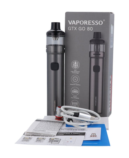 Vaporesso - GTX GO 80 - E-Zigaretten Set - schwarz 1er Packung - Vapes4you