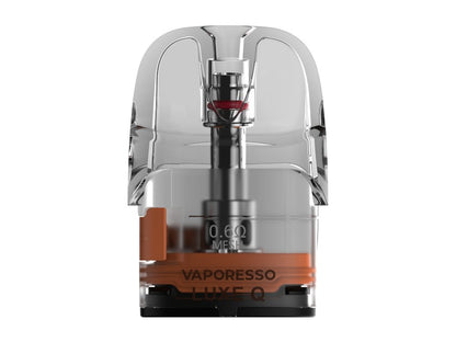 Vaporesso - LUXE Q - 2ml Pods mit Head 0,8 Ohm / 1,2 Ohm (4 Stück pro Packung) - 3 ml 1er Packung 0,6 Ohm- Vapes4you