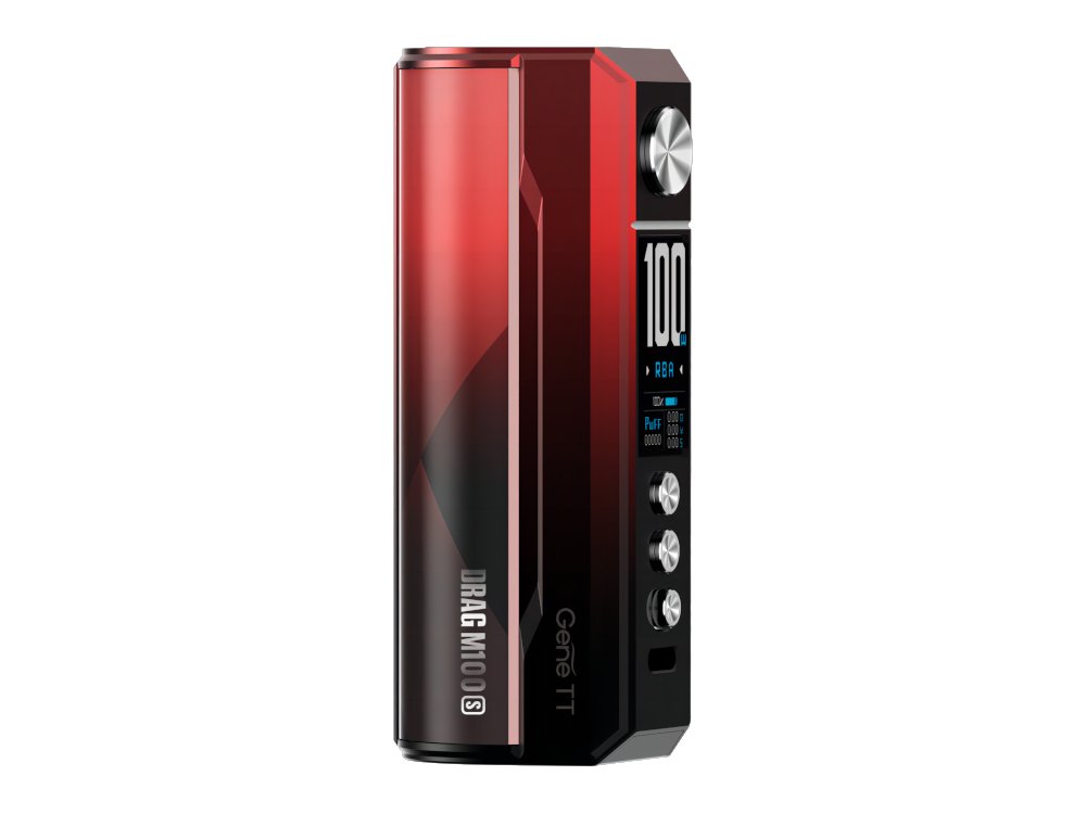 VooPoo - Drag M100S - 100 Watt Akkuträger - rot-schwarz 1er Packung - Vapes4you