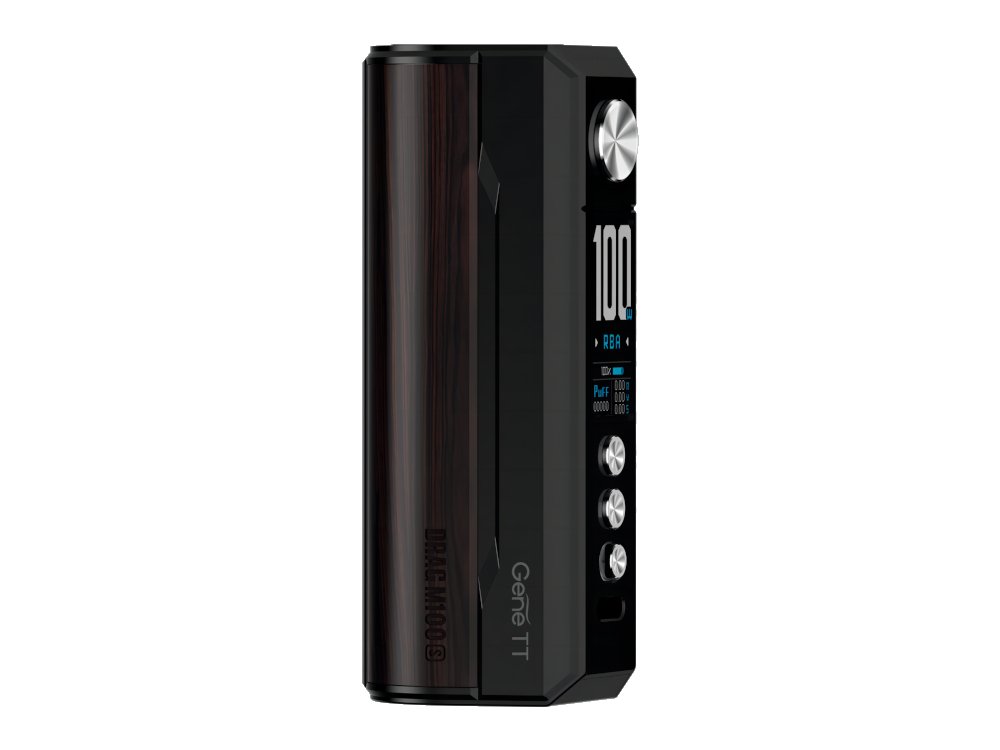 VooPoo - Drag M100S - 100 Watt Akkuträger - schwarz-holz 1er Packung - Vapes4you