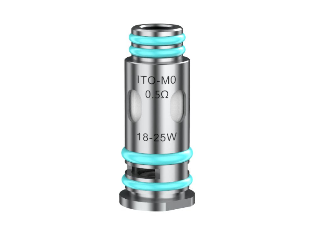 VooPoo - ITO - Heads 1,2 Ohm / 1,0 Ohm / 0,7 Ohm / 0,5 Ohm (5 Stück pro Packung) - 1er Packung 0,5 Ohm - Vapes4you