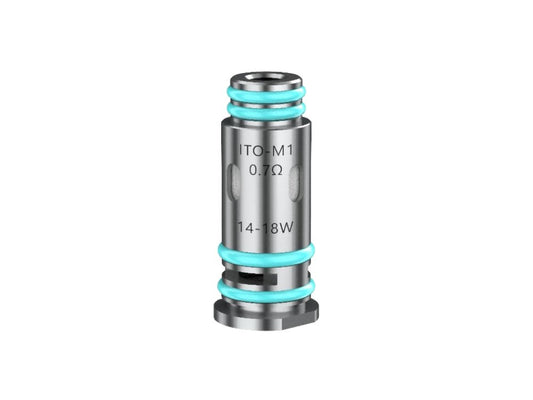 VooPoo - ITO - Heads 1,2 Ohm / 1,0 Ohm / 0,7 Ohm / 0,5 Ohm (5 Stück pro Packung) - 1er Packung 0,7 Ohm - Vapes4you