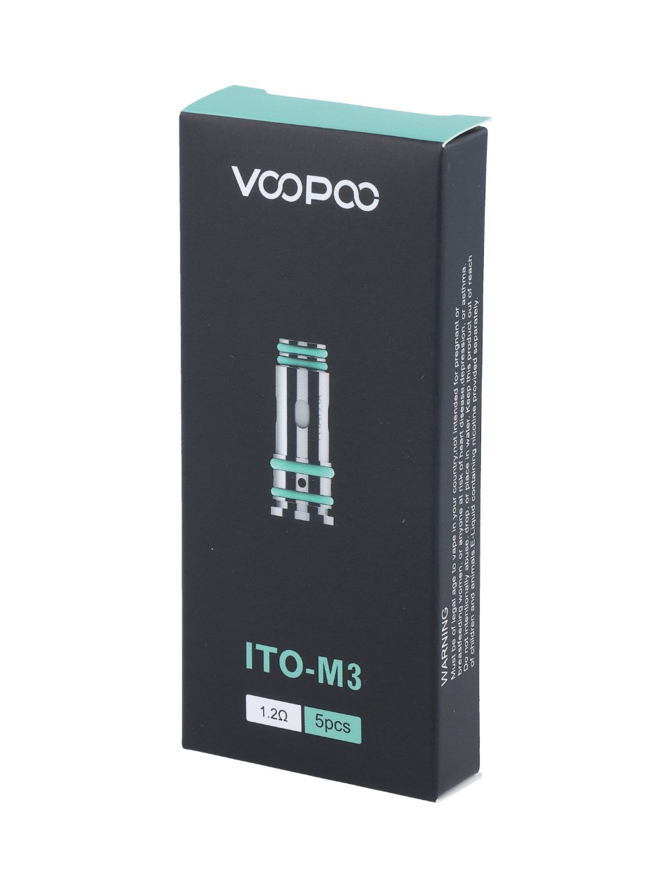 VooPoo - ITO - Heads 1,2 Ohm / 1,0 Ohm / 0,7 Ohm / 0,5 Ohm (5 Stück pro Packung) - 1er Packung 1,0 Ohm - Vapes4you