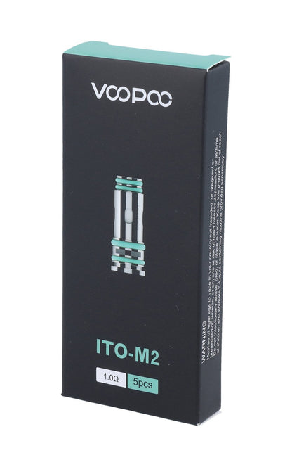 VooPoo - ITO - Heads 1,2 Ohm / 1,0 Ohm / 0,7 Ohm / 0,5 Ohm (5 Stück pro Packung) - 1er Packung 1,0 Ohm - Vapes4you