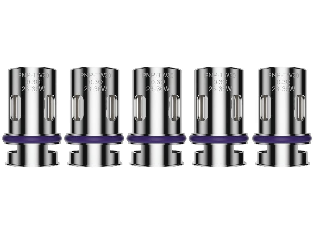 VooPoo - PnP-TW - 0,15 Ohm / 0,2 Ohm / 0,30 Ohm Heads (5 Stück pro Packung) - 1er Packung 0,3 Ohm - Vapes4you