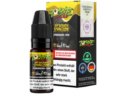 Zombie - Zitronenschnüdde - 10ml Fertigliquid (Nikotinsalz) - Zitronenschnüdde 1er Packung 10 mg/ml- Vapes4you